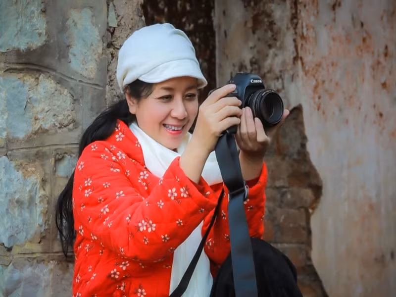 Chiều Xuân mua máy ảnh và quyết tâm chụp thử. Thời điểm Hà Nội giãn cách xã hội do dịch COVID-19, nữ nghệ sĩ nghiêm túc học từ cách chụp ảnh đến chỉnh ảnh cơ bản. Nhiều bức ảnh của cô đã đạt giải thưởng, xuất hiện trong các bảng xếp hạng nhiếp ảnh uy tín. Ảnh: VTC