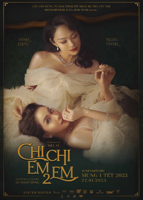 Theo nhà sản xuất, “Chị chị em em 2” mang màu sắc nữ quyền vui nhộn đồng thời pha trộn những màn đấu trí gay cấn và hấp dẫn, hứa hẹn khác biệt so với dòng phim Tết lâu nay. Ảnh: Bazaarvietnam