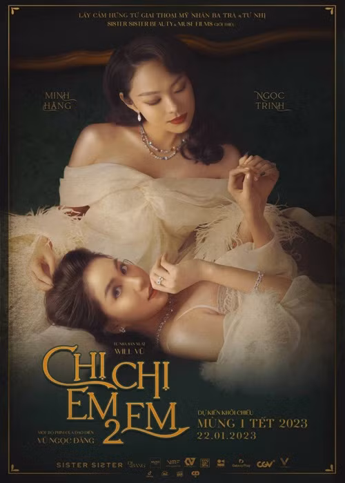 Theo nhà sản xuất, “Chị chị em em 2” mang màu sắc nữ quyền vui nhộn đồng thời pha trộn những màn đấu trí gay cấn và hấp dẫn, hứa hẹn khác biệt so với dòng phim Tết lâu nay. Ảnh: Bazaarvietnam