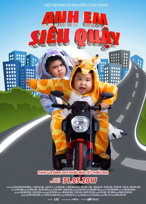 Năm 2017, Ku Tin tham gia phim điện ảnh “Anh em siêu quậy”. Ảnh: Thế giới điện ảnh