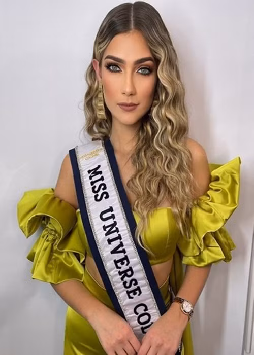 Ngọc Châu còn phải dè chừng Sofia Depassier - đại diện Chile, Maria Fernanda Aristizabal - đại diện Colombia, Solaris Barba - đại diện Panama, Amanda Dudamel - đại diện Venezuela, Celeste Cortesi - đại diện Philippines. Ảnh: FBNV