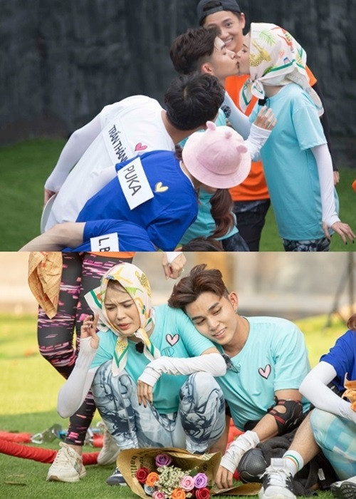 Năm 2019, liên tục có nhiều khoảnh khắc thân mật khi tham gia chương trình Chạy đi chờ chi, Sam và Jun Phạm khiến nhiều người đặt nghi vấn đang bí mật hẹn hò. Đối mặt với tin đồn, Sam cho biết, cô và Jun Phạm từng hóa thân thành một cặp yêu nhau khi đóng chung phim. Sau đó, cả hai vẫn giữ mối quan hệ bạn bè, anh em đồng nghiệp. Ảnh: Vietnamnet