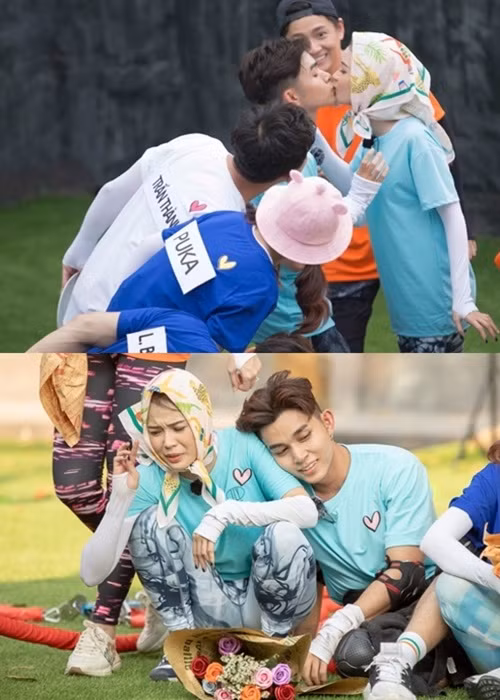 Năm 2019, liên tục có nhiều khoảnh khắc thân mật khi tham gia chương trình Chạy đi chờ chi, Sam và Jun Phạm khiến nhiều người đặt nghi vấn đang bí mật hẹn hò. Đối mặt với tin đồn, Sam cho biết, cô và Jun Phạm từng hóa thân thành một cặp yêu nhau khi đóng chung phim. Sau đó, cả hai vẫn giữ mối quan hệ bạn bè, anh em đồng nghiệp. Ảnh: Vietnamnet