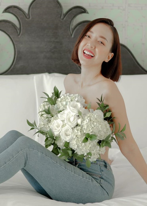 Nữ diễn viên được bạn trai ủng hộ trong mọi việc.