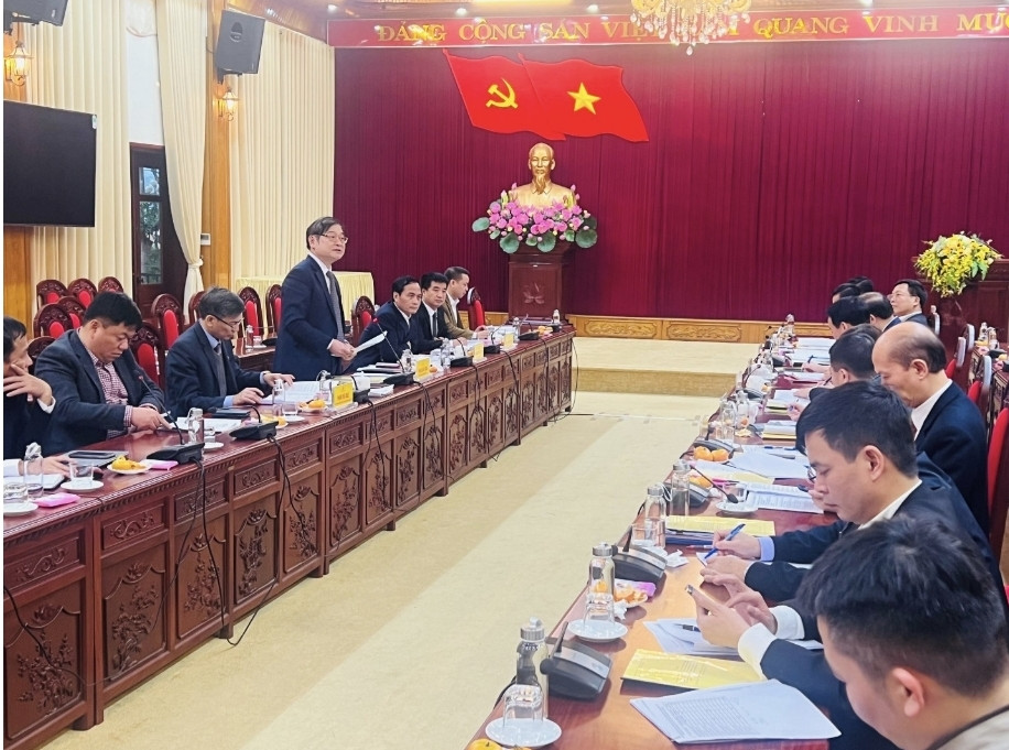 Dang doan Lien hiep Hoi Viet Nam lam viec voi Tinh uy Yen Bai-Hinh-4