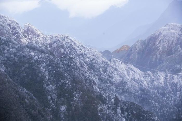 Mới đây, trong 2 ngày 28-29/12, Fansipan trở thành “tâm điểm” của du lịch miền Bắc, khi tuyết trắng rơi từ độ cao 2.800 m tới đỉnh 3.143m. Hàng chục đầu báo trong nước, hàng trăm bài đăng trên mạng xã hội đều chia sẻ về tuyết rơi trên đỉnh Fansipan. Ngay sau thông tin tuyết rơi, du khách khắp nơi đã vượt đường xa, đổ về đây để tự mình chiêm ngưỡng khung cảnh kỳ thú tuyết rơi ở Việt Nam.Từ tuyến cáp treo, du khách có thể chiêm ngưỡng những vạt rừng từ độ cao 2.800 m trong băng giá như dòng suối bạc lóng lánh. Trên đỉnh Fansipan, mưa tuyết rơi trắng trời, tạo nên khung cảnh lãng mạn như trời Âu.