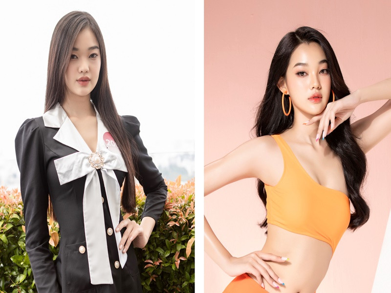 Trần Thị Bé Quyên cũng được coi là ứng viên nặng ký cho vương miện Hoa hậu Việt Nam 2022. Cô sinh năm 2001, đến từ Bến Tre. Bé Quyên có body gợi cảm với chiều cao 1m74, số đo ba vòng 77-57-93 cm. Thành tích trước chung kết của người đẹp là top 3 Best in swimsuit.