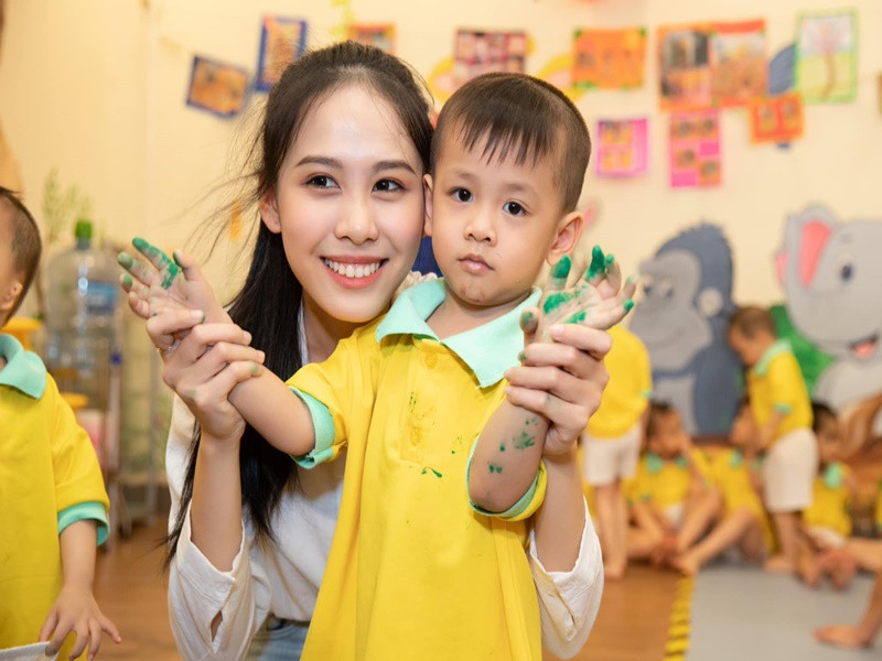 Trước Hoa hậu Việt Nam 2022, cô lọt top 10 Hoa hậu Thế giới Việt Nam 2022. Ảnh: FBNV