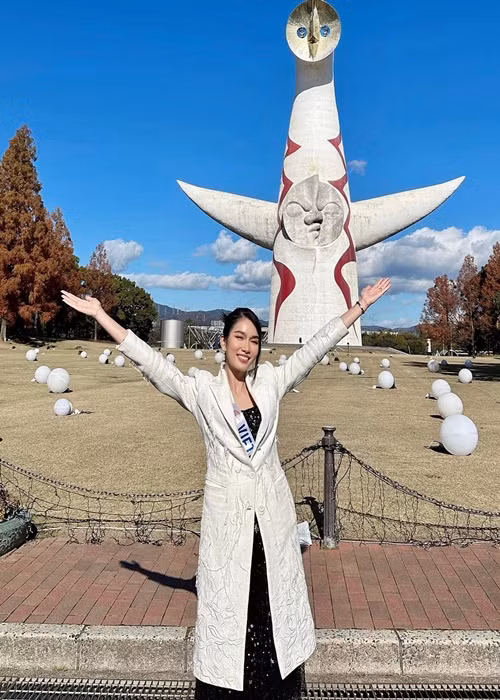 Khi chưa trở thành á hậu, Phương Anh đã thành thạo tiếng Anh và tiếng Pháp. Ảnh: FBNV