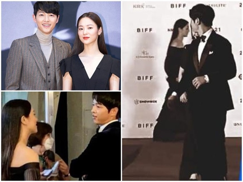 Nam diễn viên từng gửi xe cà phê tới phim trường "Glitch" để ủng hộ Jeon Yeo Bin. Tại một sự kiện, cả hai vui vẻ hội ngộ. Ảnh: Công lý và xã hội