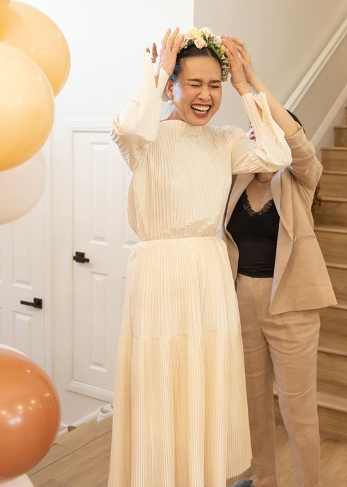 Tiệc độc thân của Dương Mỹ Linh diễn ra vào tối ngày 11/12 tại TP HCM. Ảnh: FBNV