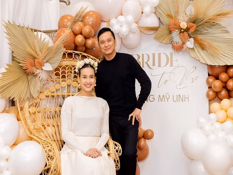 Dương Mỹ Linh tổ chức tiệc độc thân 1 ngày trước đám cưới. Ảnh: FBNV