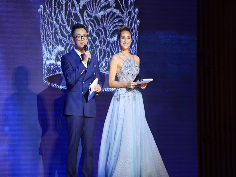 Một trong những bạn dẫn ăn ý của Phương Mai là Đức Bảo. Ảnh: FBNV