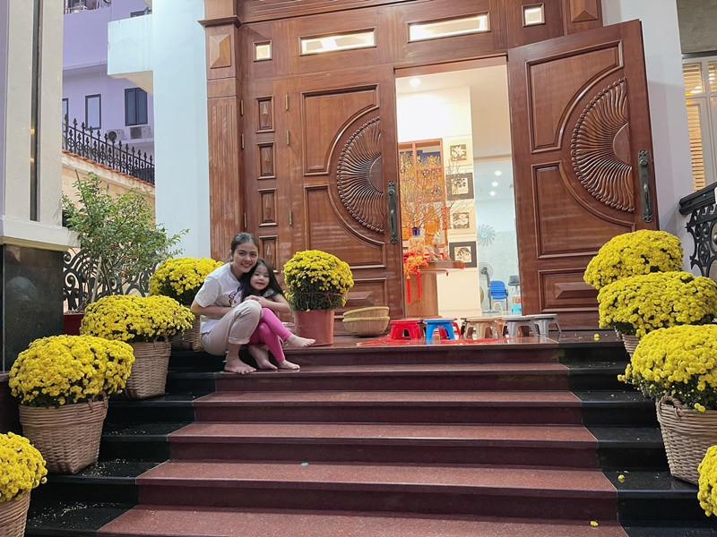 Không ít lần Vân Trang chia sẻ hình ảnh không gian sống của mình.