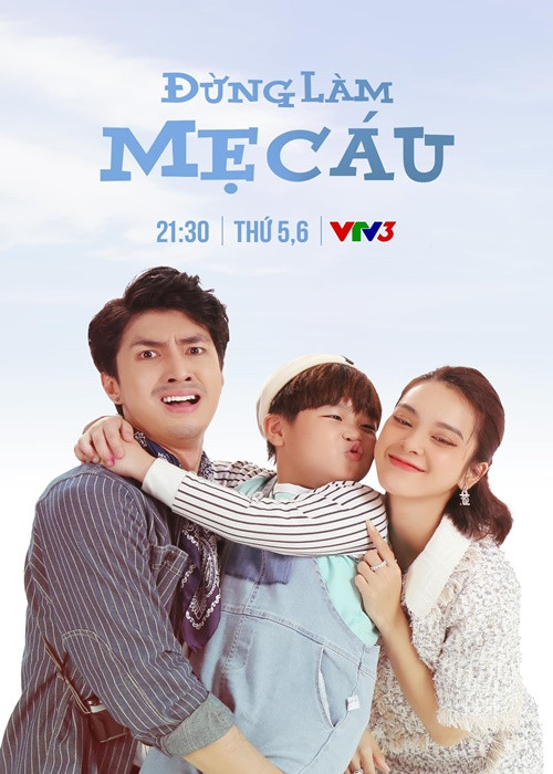 Trong “Đừng làm mẹ cáu”, Quỳnh Lương vào vai bà mẹ trẻ. Ngoài đời, cô đang làm mẹ đơn thân. Ảnh: FBNV