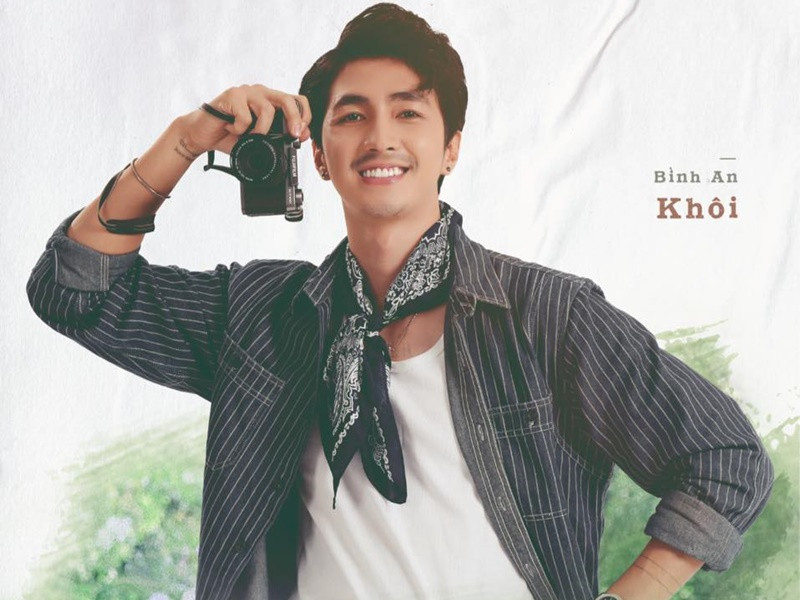 Bình An vào vai Khôi - chồng của Vy (Quỳnh Lương) trong "Đừng làm mẹ cáu". Nam diễn viên kết hôn với Á hậu Phương Nga cách đây không lâu. Ảnh: FBNV