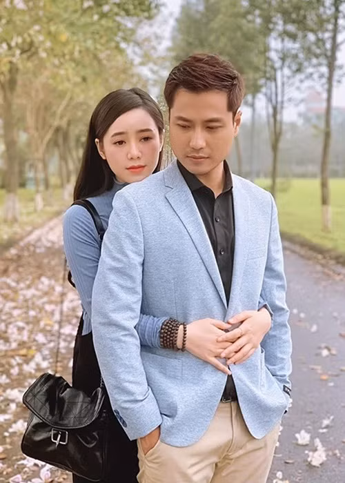 Quỳnh Kool từng bị đồn phim giả tình thật với Thanh Sơn khi đóng chung phim "Đừng bắt em phải quên", "Nàng dâu order". Ảnh: VTV