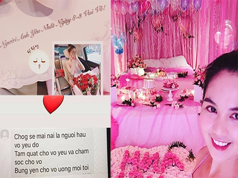 Năm 2017, Ngọc Trinh hẹn hò. So với các mối tình trước, chuyện tình này của người đẹp bớt gây ồn ào hơn, một phần bởi cô giấu danh tính và hình ảnh bạn trai. Đến năm 2019, Ngọc Trinh chia tay. Từ đó đến nay, “nữ hoàng nội y” không công khai chuyện tình cảm. Ảnh: FBNV