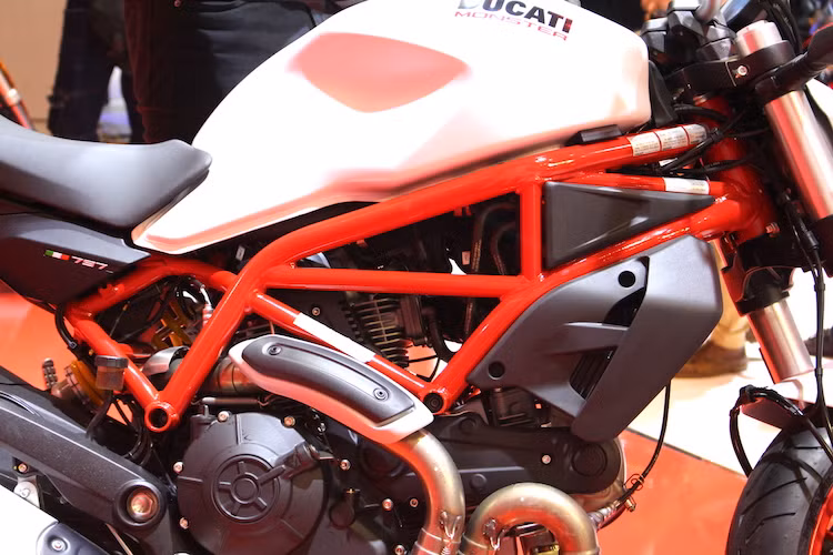 Dù vẫn sử dụng khung Trellis, nhưng kết cấu khung của 797 đã có sự khác biệt so với 795. Bình xăng của xe bằng thép, có thể tích đạt 16,5 lít. Monster 797 đạt trọng lượng ướt là 193 kg.