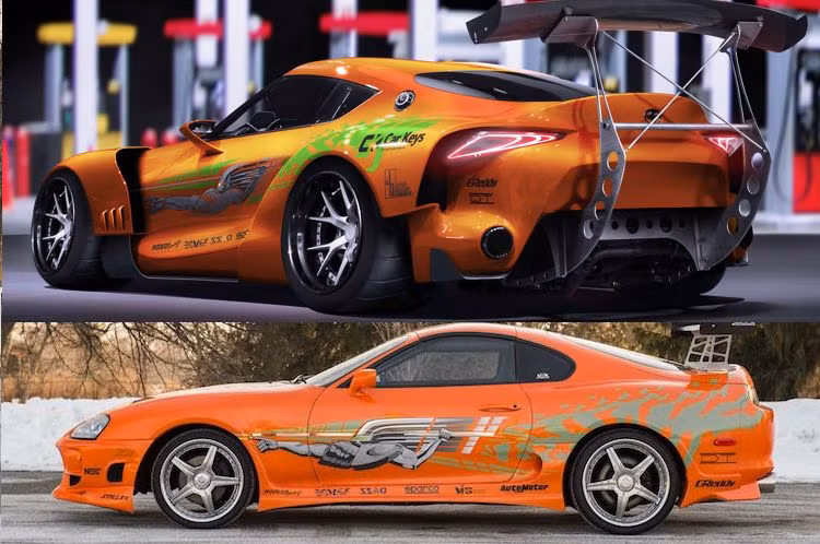 Mẫu xe thể thao Toyota Supra đã gắn liền với hình ảnh Brian khi xuất hiện vào phần 1 và cả cảnh cuối cùng trong phần 7. Supra đã ngừng sản xuất được 15 năm, nhưng sắp tới Toyota có thể sẽ "hồi sinh" dòng xe này. Chính vì vậy, các "fan" đã tạm thời chế mẫu concept Toyota FT-1 với tem đấu của chiếc Supra được Brian sử dụng trong phần 1.