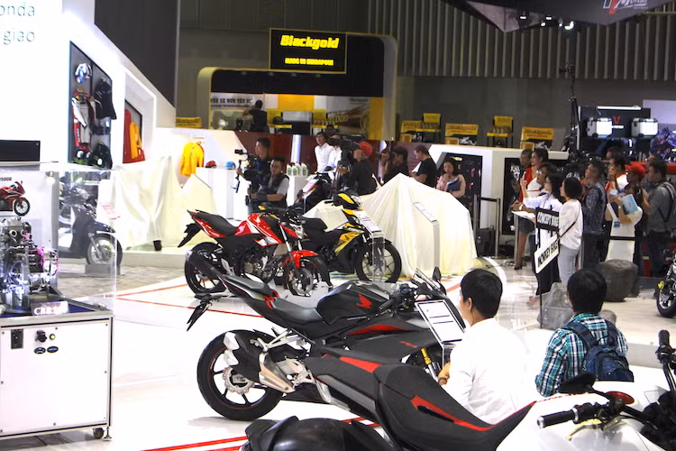 Lần thứ 2 tham gia VMCS, Honda Việt Nam có tổng diện tích 2.250m2 bao gồm gian hàng trong nhà và khu vực dành cho các hoạt động ngoài trời. Công ty sẽ trưng bày 30 mẫu xe tại gian hàng có diện tích 750 m2, thể hiện niềm đam mê dành cho các dòng xe máy. Các dòng xe sẽ được phân theo từng khu vực riêng biệt và xếp thành hình cánh cung với trung tâm là khu vực sân khấu.