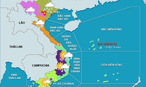 Thoi tiet hom nay 10/1: Ha Noi mua ret, Tay Bac mua lon