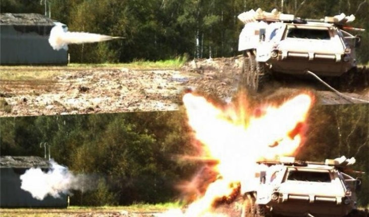 Trước khi tiếp tục mua thêm Trophy, Mỹ đã nhiều lần thử nghiệm thành công hệ thống APS của riêng mình là Iron Curtain - sản phẩm do Tập đoàn Artis của Mỹ nghiên cứu phát triển, nó có một số điểm khác biệt so với Trophy của Israel và phù hợp hơn cho việc lắp đặt trên xe thiết giáp chở quân bánh lốp.