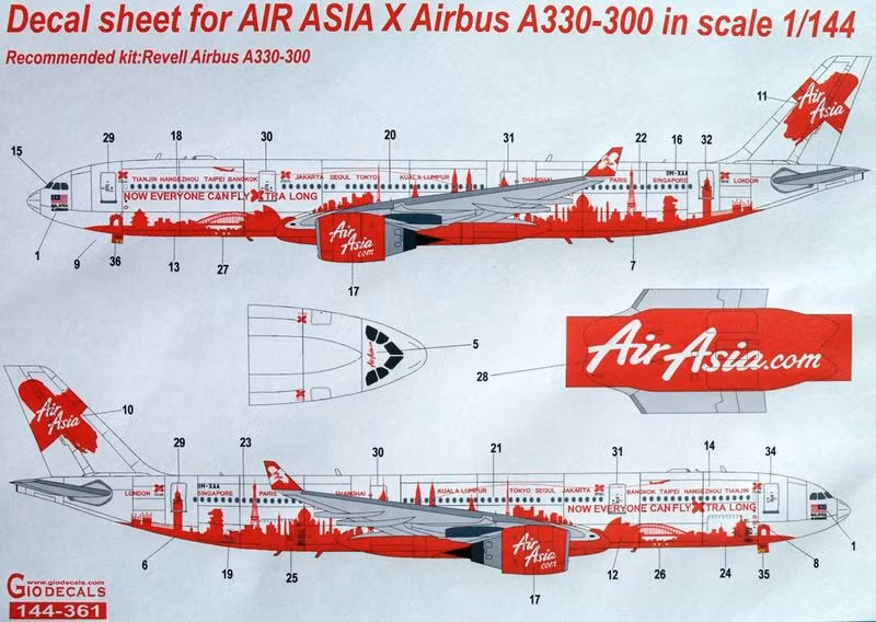Vừa qua (15/12), AirAsia X của Malaysia đã xác nhận thông tin rằng hãng này đã đặt mua 55 chiếc máy bay đường dài A330neo từ Airbus. Trước đó, AirAsia X đã đặt đơn hàng 50 chiếc A330neo từ Airbus vào tháng 7, giờ tiếp tục đặt thêm 5 chiếc. Ước tính đơn hàng 55 chiếc máy bay A330neo này là 15 tỷ USD. Việc giao hàng sẽ bắt đầu từ năm 2018.