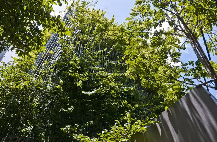 Ngôi Nhà Xanh - Green Renovation ở Hà Nội của kiến trúc sư Việt Nam Võ Trọng Nghĩa mới đây được giới thiệu trên chuyên trang kiến trúc Dezeen. Lo ngại về sự phát triển đô thị nhanh chóng của Việt Nam, kiến trúc sư Võ Trọng Nghĩa đã giúp một căn nhà 15 năm tuổi vốn tối tăm, ẩm thấp ở trung tâm thành phố Hà Nội dường như được hồi sinh với những thay đổi về cây xanh và ánh sáng.