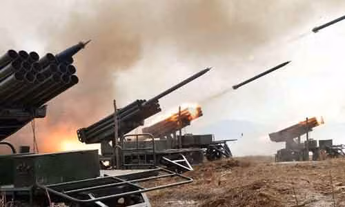 Trieu Tien tiep tuc dien tap ban dan that