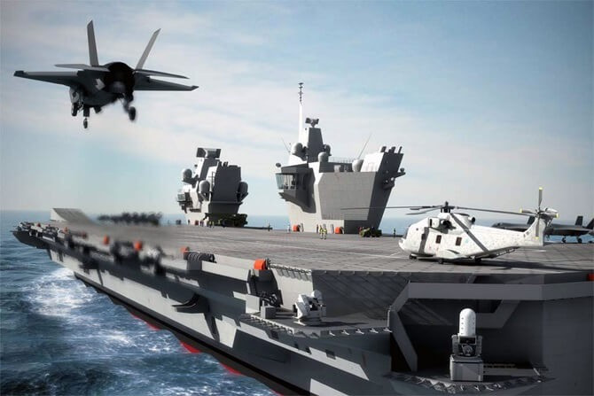 Với việc phải liên tục cắt giảm ngân sách quốc phòng, Anh đã liên tục giảm quy mô của hải quân. Cho đến nay, Hải quân Hoàng gia Anh chỉ còn 80 tàu chiến các loại.