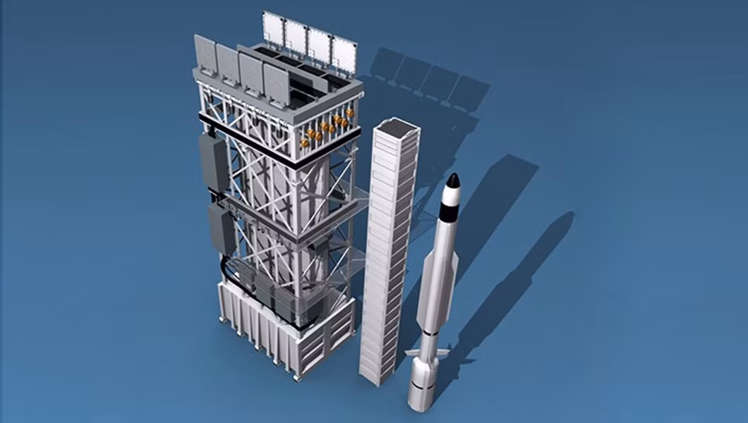 Hệ thống ống phóng Mk 41 thường được bố trí trên chiến hạm để bắn các loại tên lửa.