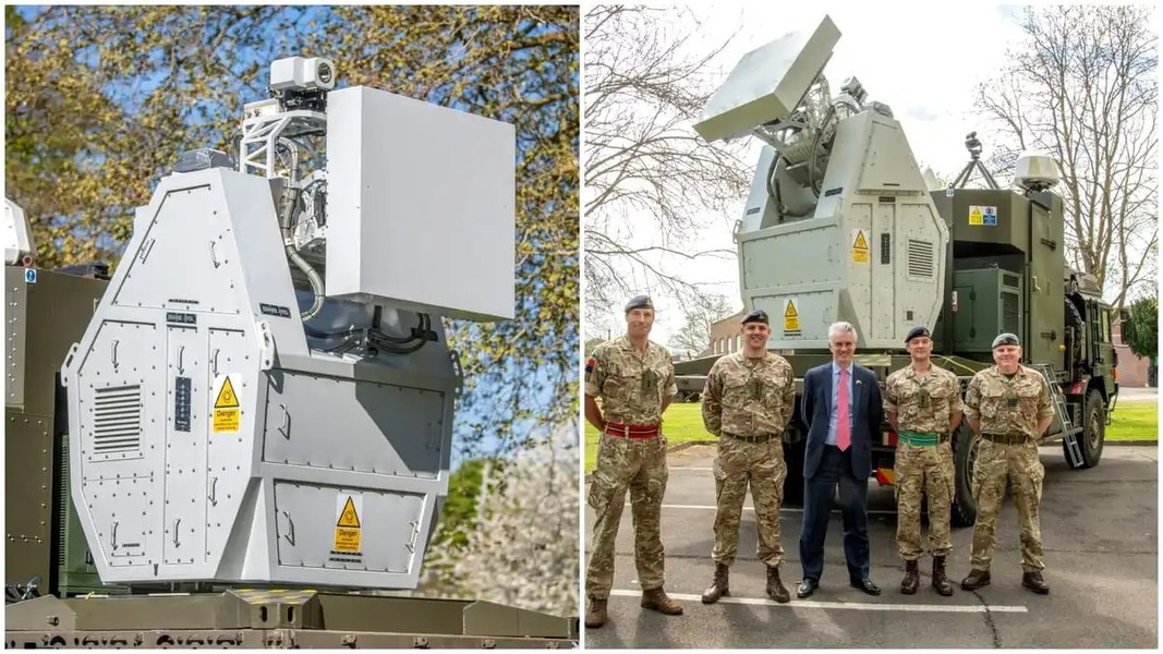 Cơ quan này cho biết khí tài có tên Vũ khí Năng lượng Định hướng Tần số Vô tuyến (RFDEW), sử dụng sóng vô tuyến để phát hiện, bám bắt và vô hiệu hóa các linh kiện điện tử trên drone ở khoảng cách tối đa 1.000 mét.