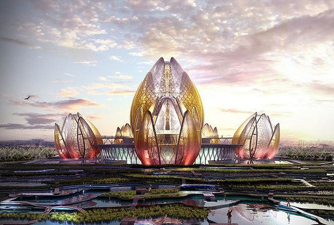 Phối cảnh nhà hát Hoa Sen. Ảnh: Lao Động.