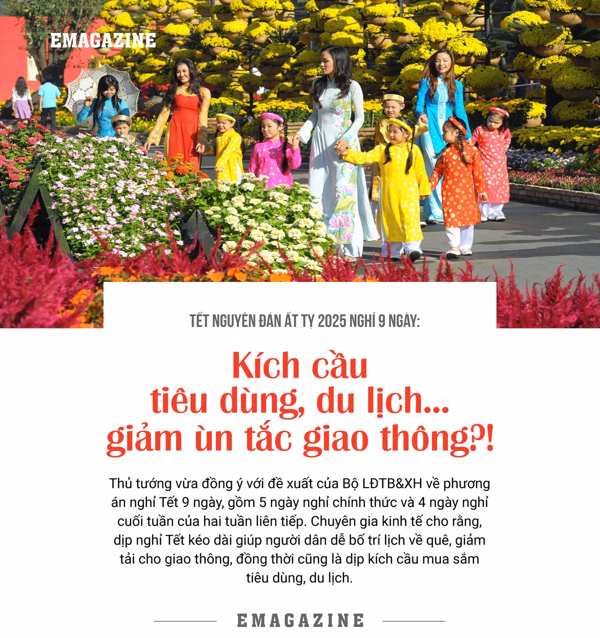 [e-Magazine] Tết Nguyên đán nghỉ 9 ngày: Kích cầu tiêu dùng, du lịch… ảnh 1