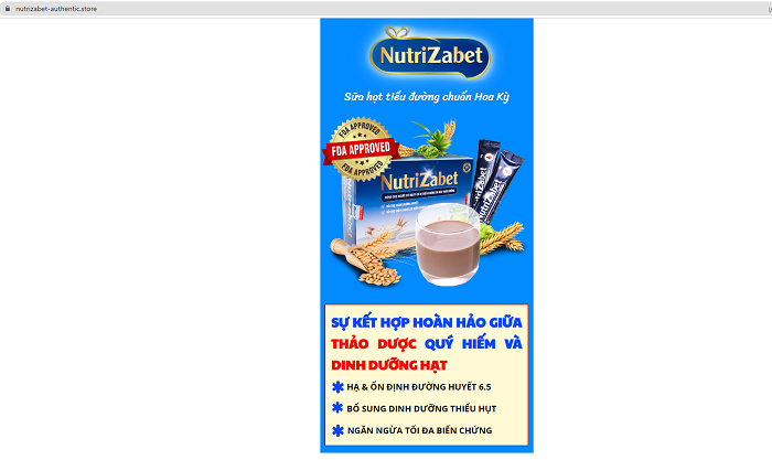 Sữa hạt Nutrizabet nghi vẫn cố tình quảng cáo sai phạm “điều trị” tiểu đường? - Hình 4 Sua hat Nutrizabet nghi van co tinh quang cao sai pham “dieu tri” tieu duong?-Hinh-4
