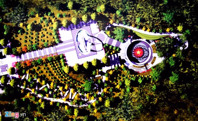 Can canh khu tuong niem chien si Gac Ma