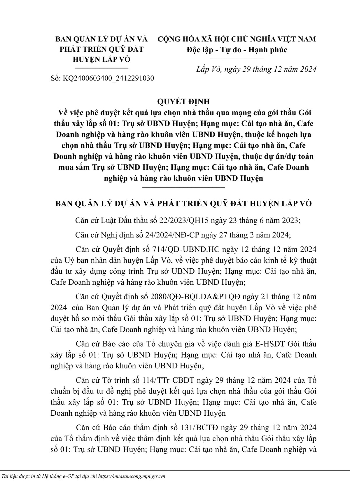 Công ty Thanh Lịch: 1 tháng trúng 4 gói thầu tại huyện Lấp Vò, Đồng Tháp - Hình 4 Cong ty Thanh Lich: 1 thang trung 4 goi thau tai huyen Lap Vo, Dong Thap-Hinh-4