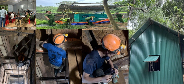  Phát hiện 14 người khai thác vàng trái phép trong đồi luồng: Ngày 10/8, Phòng Cảnh sát phòng chống tội phạm về môi trường, Công an tỉnh Thanh Hóa cho biết trong những ngày qua, đơn vị đã phối hợp với Công an xã Cẩm Tâm, huyện Cẩm Thủy phát hiện, bắt quả tang 14 người khai thác vàng trái phép tại đồi luồng của gia đình ông Nguyễn Mạnh Hùng, ở thôn Thành Công, xã Cẩm Tâm. Những người này dựng lán trại bằng khung sắt, lợp mái tôn, đào nhiều đường hầm sâu vào lòng đất, lắp đặt đường ống dẫn nước, trạm biến áp điện, đặt máy phát điện công suất lớn tại khu vực đồi luồng. Việc khai thác vàng trái phép ở thôn Thành Công khiến người dân bức xúc, lo lắng.