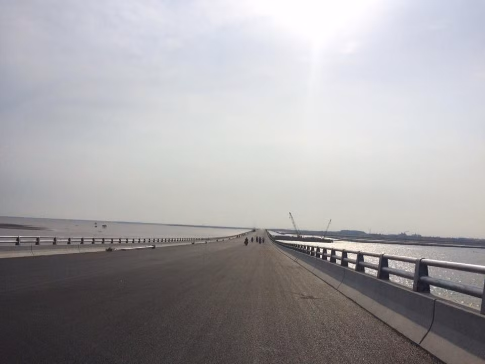 Cầu Tân Vũ – Lạch Huyện là hạng mục phức tạp, có giá trị xây lắp lớn nhất (hơn 5.000 tỷ đồng). Cầu thiết kế vĩnh cửu bằng bê tông cốt thép và bê tông cốt thép dự ứng lực. Chiều dài toàn cầu 5,44km, bề rộng mặt cầu 16m với 4 làn xe chạy (giai đoạn hoàn chỉnh dự kiến xây dựng 6 làn xe). Cầu dẫn phía Hải An dài khoảng 4,43km thi công theo công nghệ SBS lần đầu được áp dụng tại Việt Nam. Dầm cầu được lắp ghép bởi các khối bê tông đúc sẵn ghép với nhau thông qua hệ thống dây cáp xuyên qua các khối bê tông.