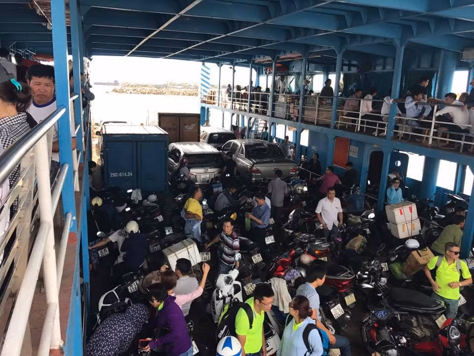 Khi cây cầu được đưa vào sử dụng, người dân sẽ không phải mất nhiều thời gian như đi phà.