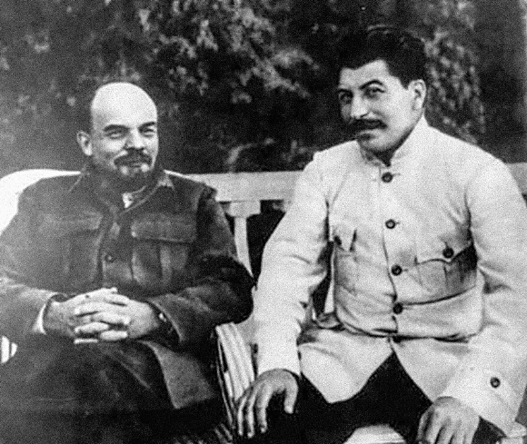 Bức ảnh chụp Lenin và Stalin năm 1922.