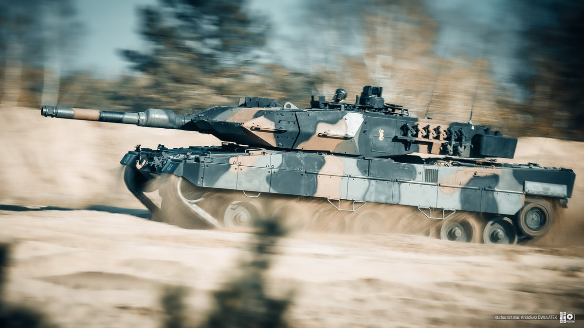 Pháo của Leopard 2A5 cũng được cải biến, sử dụng khẩu pháo L/55 kiểu mới với cỡ nòng tương đương các phiên bản cũ là 120mm nhưng lại có thể sử dụng nhiều loại đạn có sức công phá mạnh hơn.