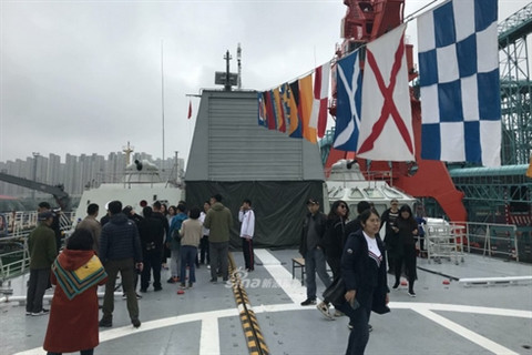 Trong thời gian gần đây, Hải quân Việt Nam đã đưa tàu Đinh Tiên Hoàng về Nhà máy X46 - Cục Kỹ thuật Hải quân dường như để nâng cấp, khắc phục lỗi thiết kế của tàu Gepard 3.9 này. Nguồn ảnh: QQ.