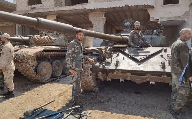 Theo thống kê sơ bộ, đã có tới 41 xe tăng chiến đấu chủ lực cùng với nhiều xe thiết giáp và xe vận tải xuất hiện tại Syria sau đợt viện trợ vũ khí mới nhất của Nga