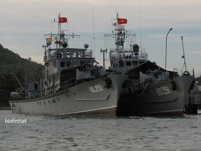 Tàu 251 và 253 được coi là hai tàu chiến đầu tiên do Hải quân Việt Nam tự đóng mới, hiện được biên chế trong đội hình Lữ đoàn 127, vùng 5 Hải quân. Nguồn ảnh: Binhnhat.