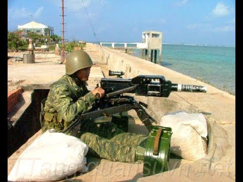 Đầu tiên phải kể đến khẩu súng phóng lựu AGS-17 - loại súng phóng lựu được Liên Xô sản xuất để đối phó với chiến thuật biển người của Trung Quốc trong quá khứ. Nguồn ảnh: Quansuvn.