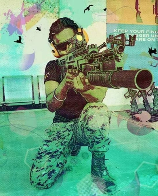 Tuy nhiên, nếu tháo bỏ súng phóng lựu kẹp nòng này, trọng lượng của súng trường tấn công GTAR-21 lại nhẹ hơn so với TAR-21, chỉ 3,18kg so với phiên bản gốc 3,27 kg. Nguồn ảnh: Pinterest.