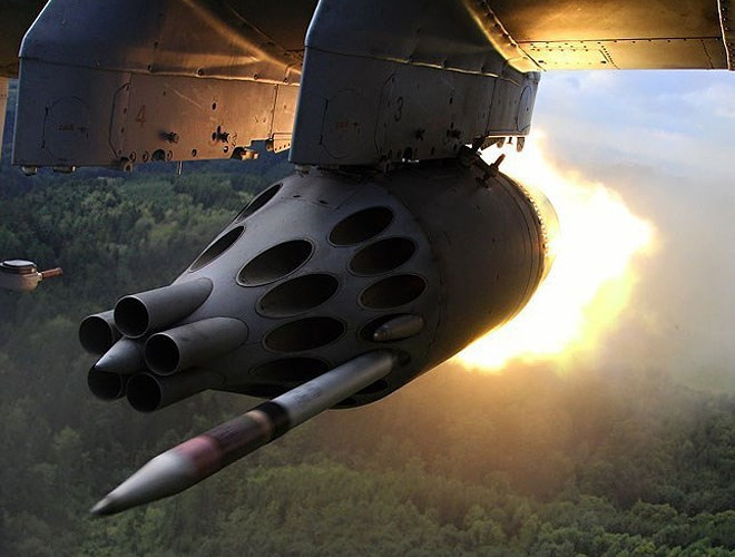 Mỗi chiếc trực thăng Mi-24 có khả năng mang theo tối đa 4 ống phóng rocket loại S-5 hoặc S-8.