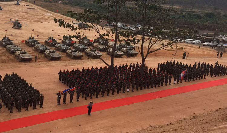 Trong quá khứ, Lữ đoàn 70 quân đội Campuchia cũng từng tham gia nhiều cuộc tập trận cùng nước ngoài, chủ yếu là tham gia với Trung Quốc. Nguồn ảnh: Xinhua.